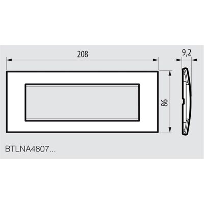 Legrand, Zubehör Schalterprogramm, BTLNA4807BI Legrand, Zubehör Schalterprogramm, BTLNA4807BI