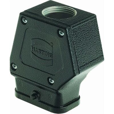 Harting Tüllengehäuse, Elektronikkabel + Stecker, Schwarz Harting Tüllengehäuse, Elektronikkabel + Stecker, Schwarz