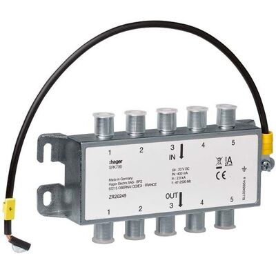 Hager SPK700 Überspannungsableiter Koax f.SAT+BK-Anlag. Hager SPK700 Überspannungsableiter Koax f.SAT+BK-Anlag.
