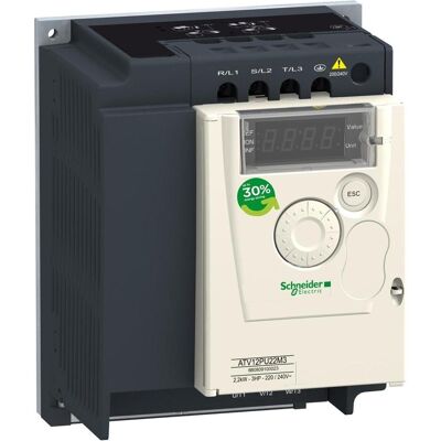 Schneider Electric ATV12PU15M3 Frequenzumrichter - 1,5kW, 3ph, 200V Schneider Electric ATV12PU15M3 Frequenzumrichter - 1,5kW, 3ph, 200V