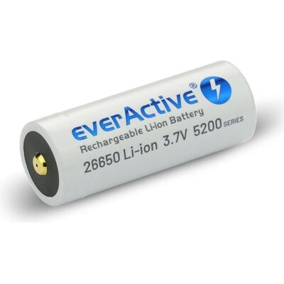 Everactive 26650, 5200 mAh (Li-Ion) - Akku (1 Stk., 26650, 5200 mAh), Batterien + Akkus Everactive 26650, 5200 mAh (Li-Ion) - Akku (1 Stk., 26650, 5200 mAh), Batterien + Akkus