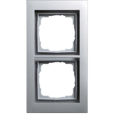 Gira, Zubehör Schalterprogramm, Adapterrahmen 2f ITS 30 F Alu 1254651 Gira, Zubehör Schalterprogramm, Adapterrahmen 2f ITS 30 F Alu 1254651