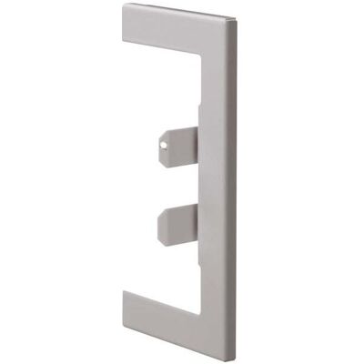 Hager, Leitungsführung Zubehör, TEH BR65130W7035 Wandanschlussblende Stahlblech BR 65x130mm Oberteil 80mm lichtg Hager, Leitungsführung Zubehör, TEH BR65130W7035 Wandanschlussblende Stahlblech BR 65x130mm Oberteil 80mm lichtg