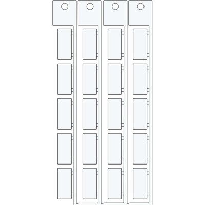 Brady, Kabelverbindung Zubehör, SI KM-Komponentenkennzeichnung, 9 x 20 Brady, Kabelverbindung Zubehör, SI KM-Komponentenkennzeichnung, 9 x 20