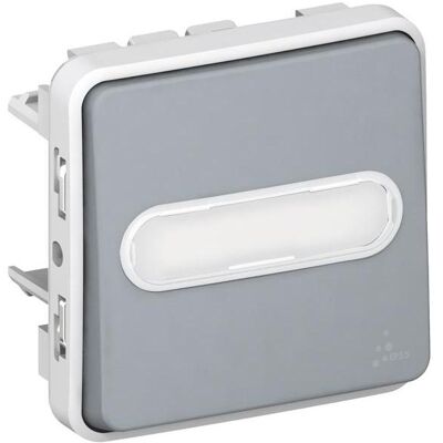 Legrand Modell 69516 - Wechselschalter IP55, Grau Legrand Modell 69516 - Wechselschalter IP55, Grau