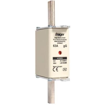 Hager, Sicherung, LNH1063M6 (63 A) Hager, Sicherung, LNH1063M6 (63 A)