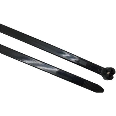 RS PRO, Kabelbinder, Nylon 66 Kabelbinder Schwarz 4,8 mm x 361mm, 100 Stück (Kunststoffkabelbinder, 361 mm, 100 Stk.) RS PRO, Kabelbinder, Nylon 66 Kabelbinder Schwarz 4,8 mm x 361mm, 100 Stück (Kunststoffkabelbinder, 361 mm, 100 Stk.)