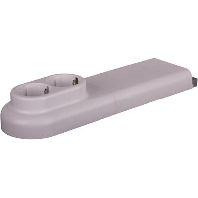 Pollmann, Steckdose, Slk-Tank 3651010 Fussbodensteckdose weiss 2-fach Pollmann, Steckdose, Slk-Tank 3651010 Fussbodensteckdose weiss 2-fach