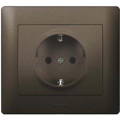 Legrand, Steckdose, SSDO SL Galea dark bronze 771262 Legrand, Steckdose, SSDO SL Galea dark bronze 771262