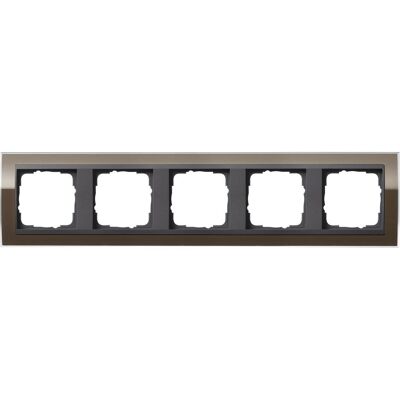 GIRA 0215768 - Abdeckrahmen 5fach klar braun - IP20 GIRA 0215768 - Abdeckrahmen 5fach klar braun - IP20