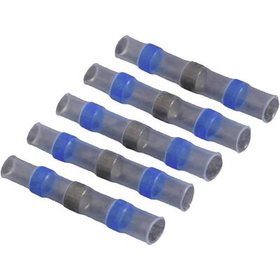 Quadrios, Kabelverbindung, 22C463 Stossverbinder mit Schrumpfschlauch 1.5 mm² 2.5 mm² Vollisoliert Blau 1 Set Quadrios, Kabelverbindung, 22C463 Stossverbinder mit Schrumpfschlauch 1.5 mm² 2.5 mm² Vollisoliert Blau 1 Set