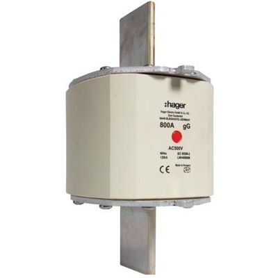 Hager, Sicherung, HAG LNH40800M Sicherung NH4a gG 500V 800A (800 A) Hager, Sicherung, HAG LNH40800M Sicherung NH4a gG 500V 800A (800 A)