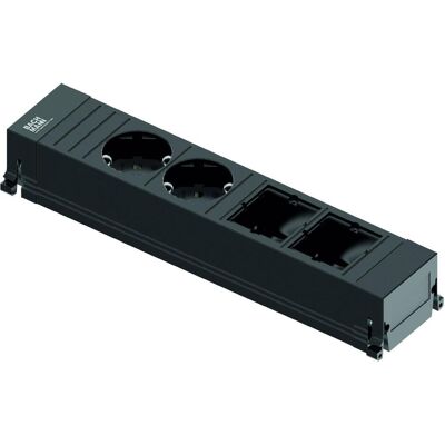 Bachmann Power Frame 2-Schuko Steckdose - Power Frame Bachmann Power Frame 2-Schuko Steckdose - Power Frame