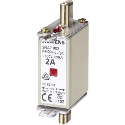 Siemens 10A NH-Sicherung mit Anzeige - Sicherung Siemens 10A NH-Sicherung mit Anzeige - Sicherung