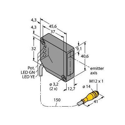Turck, Zubehör Elektroinstallation, PD45VP6LLPQ Turck, Zubehör Elektroinstallation, PD45VP6LLPQ