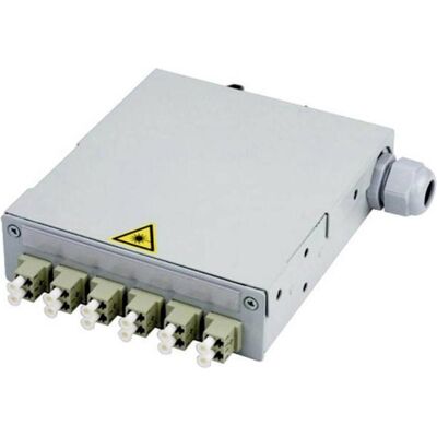 Telegärtner STX Tragschienen-Verteiler 6xLC-Duplex, Keramikhülse/Kunststoffgehäuse, Singlemode/Multimode, Netzwerkkabel Telegärtner STX Tragschienen-Verteiler 6xLC-Duplex, Keramikhülse/Kunststoffgehäuse, Singlemode/Multimode, Netzwerkkabel