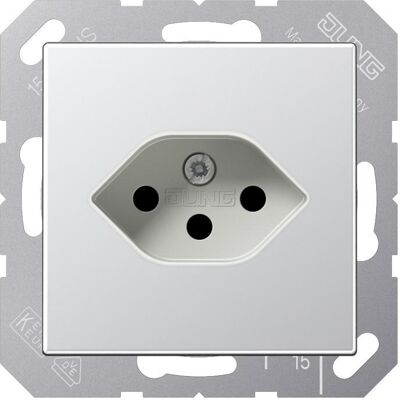 Jung A1520-13BFSEVAL Aluminium Schweizer Norm Steckdose Jung A1520-13BFSEVAL Aluminium Schweizer Norm Steckdose