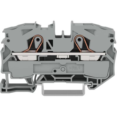 Wago DIN-Schienenklemme 2 x 16 mm2 grau, Elektronikzubehör + Gehäuse, Grau Wago DIN-Schienenklemme 2 x 16 mm2 grau, Elektronikzubehör + Gehäuse, Grau