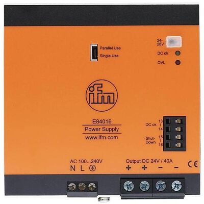 ifm Electronic E84016 Netzteil - 24 V DC, Kompakt ifm Electronic E84016 Netzteil - 24 V DC, Kompakt