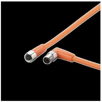 IFM EVT212, Elektronikkabel + Stecker, Orange IFM EVT212, Elektronikkabel + Stecker, Orange