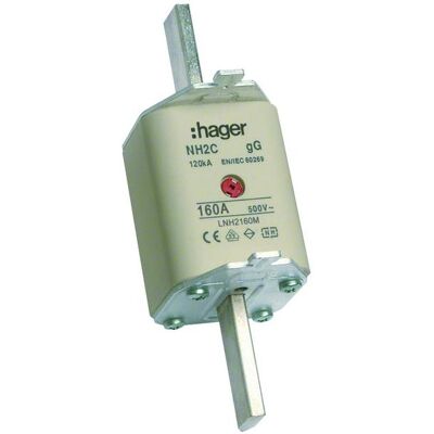 Hager, Sicherung, LNH2160M (160 A) Hager, Sicherung, LNH2160M (160 A)