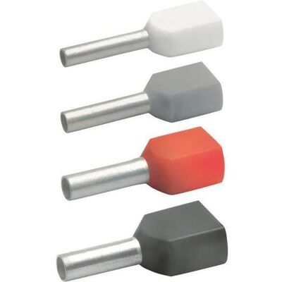 Klauke, Kabelverbindung, 87310 Isolierte Zwillingsaderendhülsen, 2 x 2 Klauke, Kabelverbindung, 87310 Isolierte Zwillingsaderendhülsen, 2 x 2