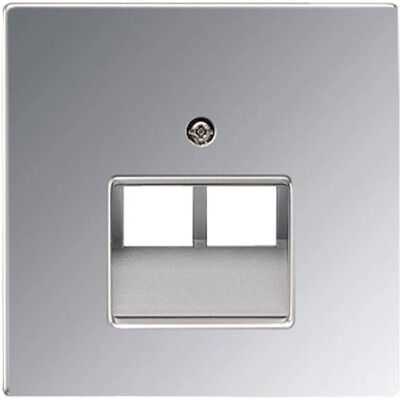 JUNG, Zubehör Schalterprogramm, Zentralplatte UAE/IAE 2f LS chr glz GCR2969-2UA JUNG, Zubehör Schalterprogramm, Zentralplatte UAE/IAE 2f LS chr glz GCR2969-2UA
