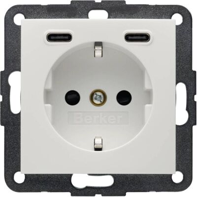 Berker, Steckdose, Steckdose SCHUKO/USB CC 20W PD S.1 Berker, Steckdose, Steckdose SCHUKO/USB CC 20W PD S.1