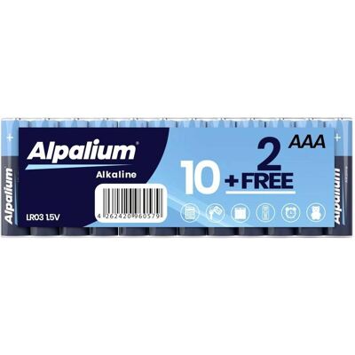 Magni Alkaline Batterien AAA LR03 1.5V 10+2 Stück (12 Stk., AAA), Batterien + Akkus Magni Alkaline Batterien AAA LR03 1.5V 10+2 Stück (12 Stk., AAA), Batterien + Akkus