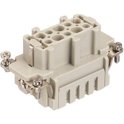 Harting 09330102716 Verbindungseinsatz Han E 10 + PE Clip - Elektrischer Stecker Harting 09330102716 Verbindungseinsatz Han E 10 + PE Clip - Elektrischer Stecker