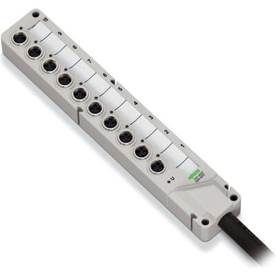 WAGO 757-443/000-005 Sensor/Aktor-Verteilerbox - 4fach, 3-polig, 5m Kabel WAGO 757-443/000-005 Sensor/Aktor-Verteilerbox - 4fach, 3-polig, 5m Kabel