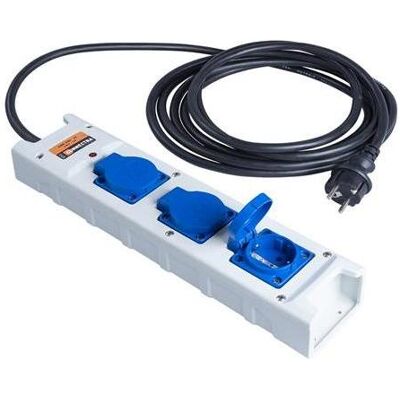 Connectra, Verlängerungskabel, 46.476.10 Anschlussblock Nylon 3fach - 5m - H07RN-F - 3 G 2,5 mm² (5 m) Connectra, Verlängerungskabel, 46.476.10 Anschlussblock Nylon 3fach - 5m - H07RN-F - 3 G 2,5 mm² (5 m)