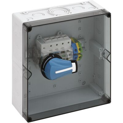Spelsberg SPE 78921001 AKi-TE 210 Lasttrennschaltergehäuse IP65 externe Betätigung, Schalter + Taster, Transparent Spelsberg SPE 78921001 AKi-TE 210 Lasttrennschaltergehäuse IP65 externe Betätigung, Schalter + Taster, Transparent