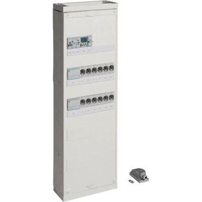 Hager HAG ZAD515BP0 Nachrüstfeld, universZ, 1 Verteilerfeld 5-reihig, 12xD02-Steuersic, Elektronikzubehör + Gehäuse, Grau Hager HAG ZAD515BP0 Nachrüstfeld, universZ, 1 Verteilerfeld 5-reihig, 12xD02-Steuersic, Elektronikzubehör + Gehäuse, Grau