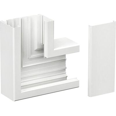 Schneider Electric, Leitungsführung, SE 5507123 INKA 123/72 90 Grad Flachwinkel m. Abdeckung Alu RAL9016 (20 cm) Schneider Electric, Leitungsführung, SE 5507123 INKA 123/72 90 Grad Flachwinkel m. Abdeckung Alu RAL9016 (20 cm)