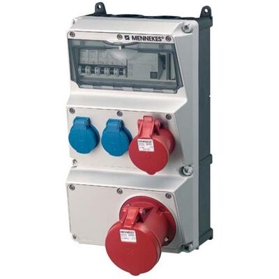 Mennekes MEN 930016 Steckdosen-Kombination - Robust, IP44, Industrie Mennekes MEN 930016 Steckdosen-Kombination - Robust, IP44, Industrie