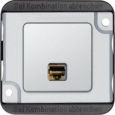 Merten MEG4576-7021 Aluminium RJ45 Netzwerkmodul - Steckdose Merten MEG4576-7021 Aluminium RJ45 Netzwerkmodul - Steckdose