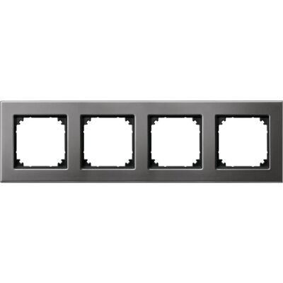 Merten 475414 Metallrahmen - 4fach Wandplatte Merten 475414 Metallrahmen - 4fach Wandplatte