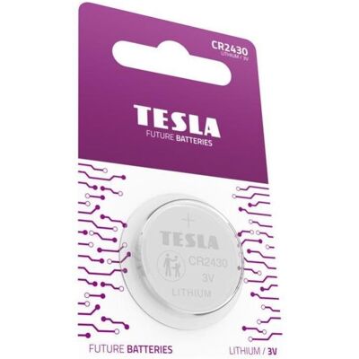 Tesla Batterie Lithiumbatterie CR2430 (1x240) 3V 1 Stück (1 Stk., CR2430), Batterien + Akkus Tesla Batterie Lithiumbatterie CR2430 (1x240) 3V 1 Stück (1 Stk., CR2430), Batterien + Akkus