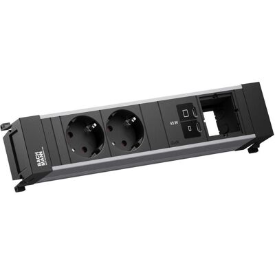 Bachmann, Steckdosenleiste, POWER FRAME 2xCEE7/3 (2x, CEE 7/3) Bachmann, Steckdosenleiste, POWER FRAME 2xCEE7/3 (2x, CEE 7/3)