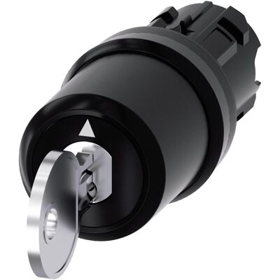 Siemens 3SU1000-5HJ01-0AA0 Schlüsselschalter - Silber - Schaltertyp Siemens 3SU1000-5HJ01-0AA0 Schlüsselschalter - Silber - Schaltertyp