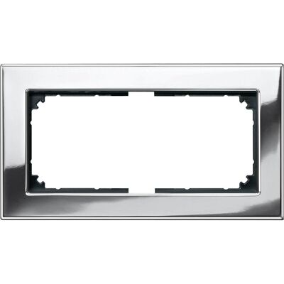 Merten 475839 Metallrahmen 2-fach - IP20 Merten 475839 Metallrahmen 2-fach - IP20