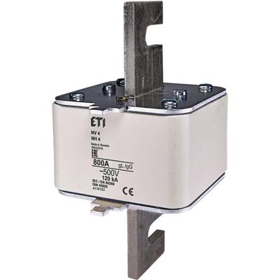 Eti, Sicherung, Polam Sicherungseinsatz NH4 800A gG 500V WT-4 (004116103) (800 A) Eti, Sicherung, Polam Sicherungseinsatz NH4 800A gG 500V WT-4 (004116103) (800 A)