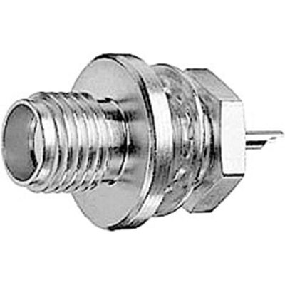 Telegärtner SMA-Einbaubuchse Einbau von vorne mit Dichtring, Z27, Gold (Standard), Elektronikkabel + Stecker, Gold Telegärtner SMA-Einbaubuchse Einbau von vorne mit Dichtring, Z27, Gold (Standard), Elektronikkabel + Stecker, Gold