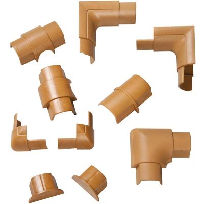 Dline D-LINE Zubehörset - 30x15 Eiche - Kabelmanagement Dline D-LINE Zubehörset - 30x15 Eiche - Kabelmanagement