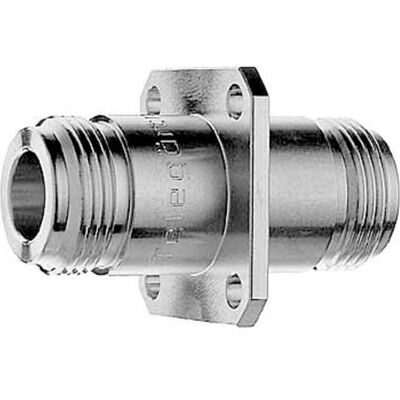 Telegärtner Einbauadapter Typ Buchse/Buchse 50 Ohm, Elektronikkabel + Stecker, Silber Telegärtner Einbauadapter Typ Buchse/Buchse 50 Ohm, Elektronikkabel + Stecker, Silber