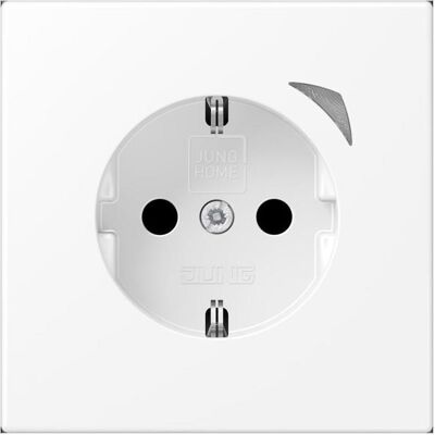 JUNG Energie Serie Schuko-Steckdose - Sicherheits Plus - Innenbereich Trockene Zone JUNG Energie Serie Schuko-Steckdose - Sicherheits Plus - Innenbereich Trockene Zone