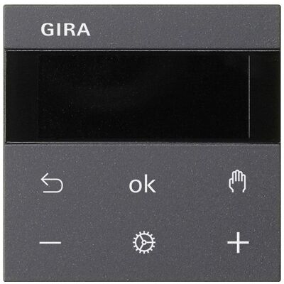 Gira 539428, Thermostat, Grau Gira 539428, Thermostat, Grau