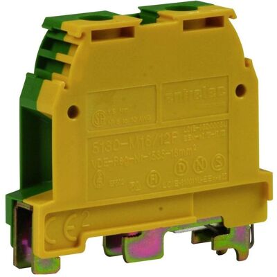 Dehn - 910099 - Grün-Gelb - SLK16 - Terminalblock Dehn - 910099 - Grün-Gelb - SLK16 - Terminalblock