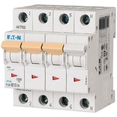Eaton, Schutzschalter, Leitungsschutzschalter, 13 A, 3p+N, 242515 Eaton, Schutzschalter, Leitungsschutzschalter, 13 A, 3p+N, 242515